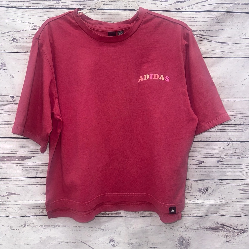 Adidas Womens Pink T-Shirt Size Small
